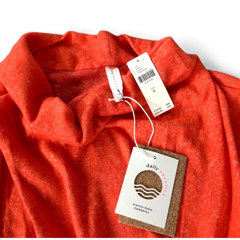 Anthropologie Daily Practice Cowl Neck Maxi Dress Medium Scandi Girl Baddie New - Picture 5 of 9